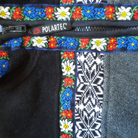 Alpine Style Zip Up Fleece Girls 8-10 - Picture 2 of 8